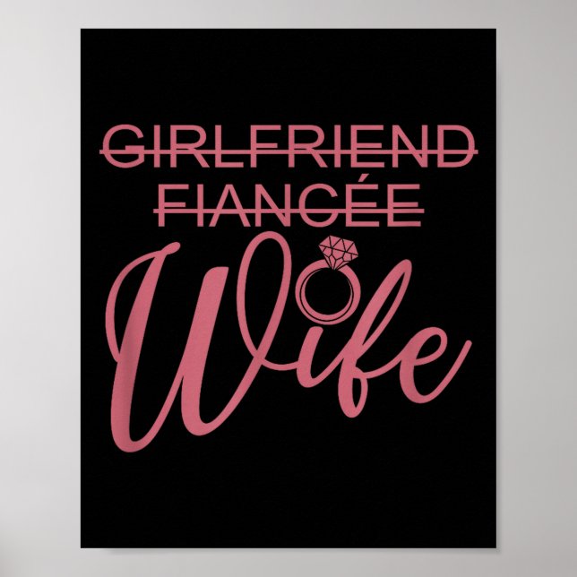 Affiche Girlfriend Fiancée Wife, Married Engagement Weddin (Devant)