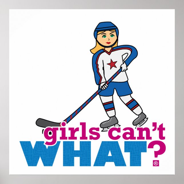 Affiche Girls Can't WHAT ? ColorizeME Custom (Devant)