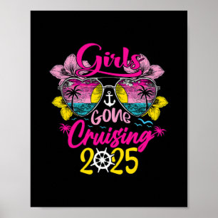 Affiche Girls Gone Cruising 2025 Croisière Vacances Voyage