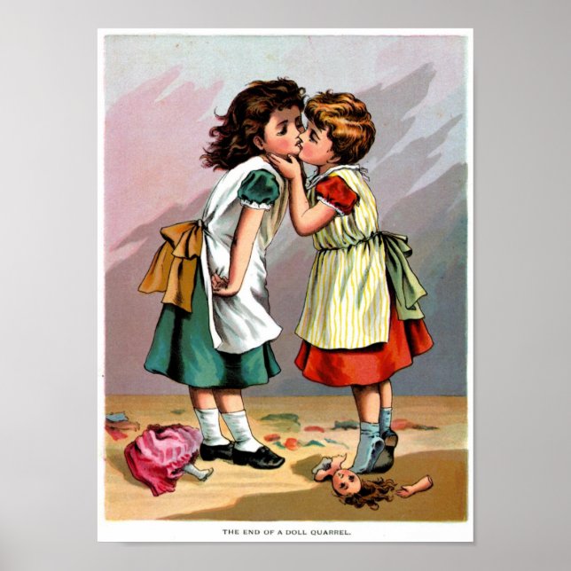Affiche Girls Kissing (Devant)