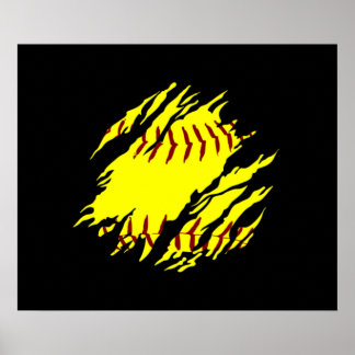 Affiche Girls Softball Stitch Fastpitch Gear