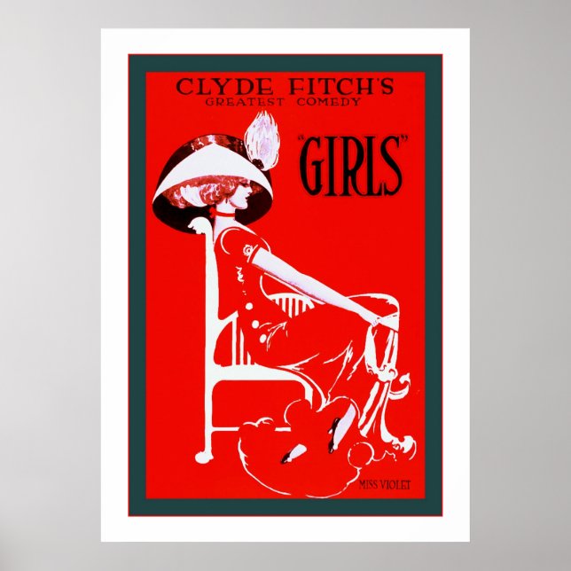 Affiche 'Girls' ~ Théâtre Vintage (Devant)