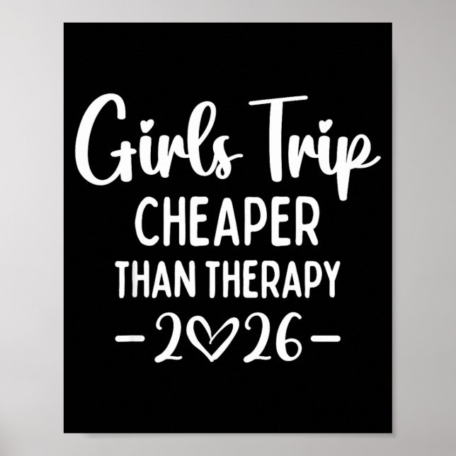 Affiche Girls Trip Er Than A Therapy 2026 Weekend Queen Si (Devant)
