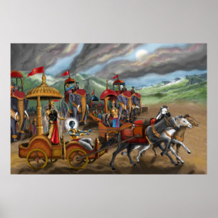 Affiche Gita du Mahabharat