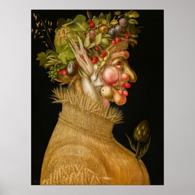 Affiche Giuseppe Arcimboldo - Été (Devant)