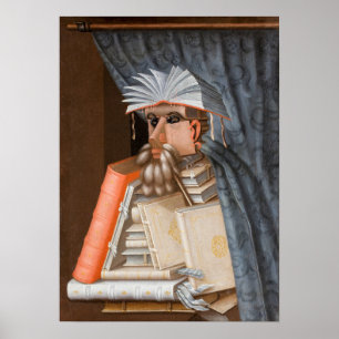 Affiche Giuseppe Arcimboldo - Le Bibliothécaire