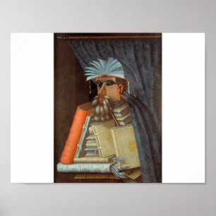 Affiche Giuseppe Arcimboldo - Le Bibliothécaire