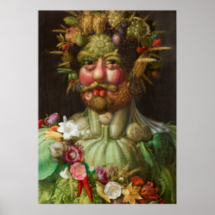 Affiche GIUSEPPE ARCIMBOLDO - Vertumnus 1590
