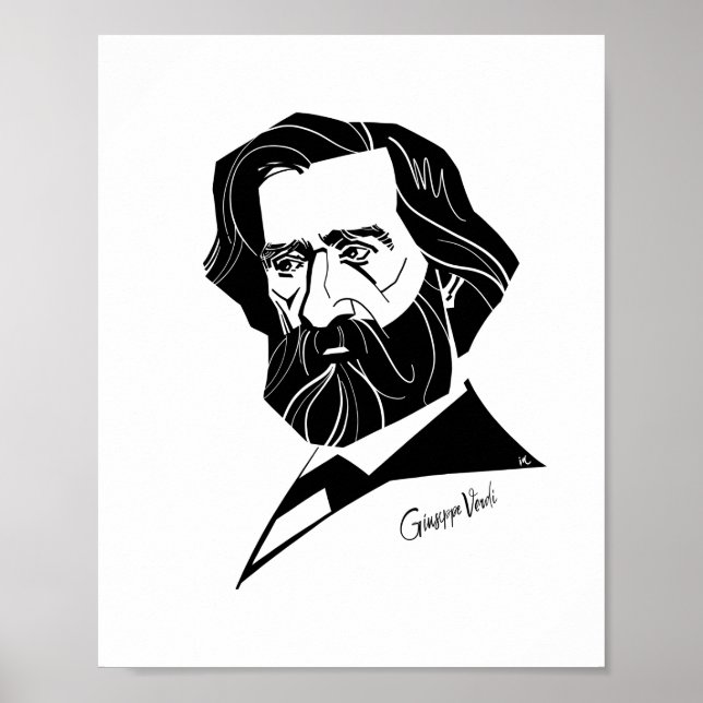 Affiche Giuseppe Verdi (Devant)