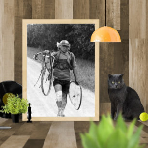 Affiche Giusto Cerutti Tour de France 1928 Après Le naufra