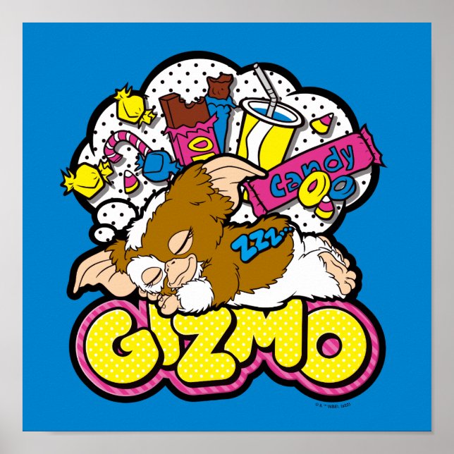 Affiche Gizmo | Rêver de sucreries (Devant)