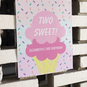 Affiche Glace 2ème Anniversaire