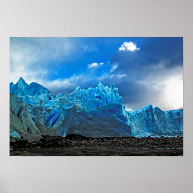 Affiche Glace bleue - Perito Moreno (Devant)