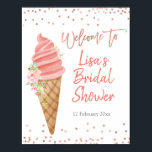 Affiche Glace Elle A Été Écrémée Bienvenue à la Fête de Ma<br><div class="desc">Glace Elle A Été Écrémée Panneau de Bienvenue pour Fête de Mariage
Le texte peut être modifié pour n'importe quelle occasion</div>