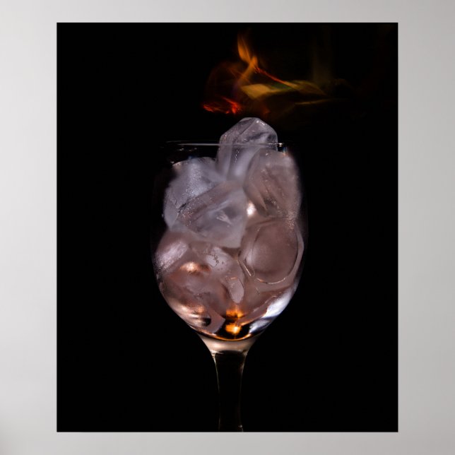 Affiche Glace et feu (Devant)