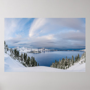 Affiche Glace et neige   Crater Lake Oregon