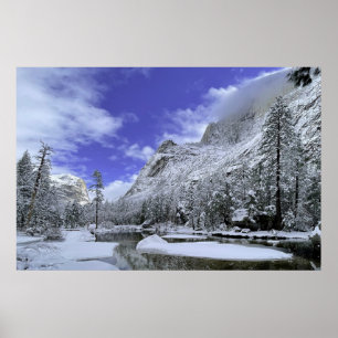Affiche Glace et neige   Parc national de Yosemite