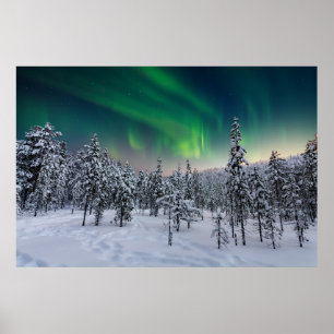 Affiche Glace et neige Paysage d'hiver, Finlande