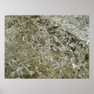 Affiche Glace glaciaire Texture nature Abstraite