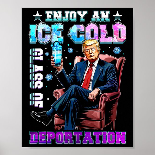 Affiche Glace Profitez D'un Verre Glacé De Déportation 5  (Devant)