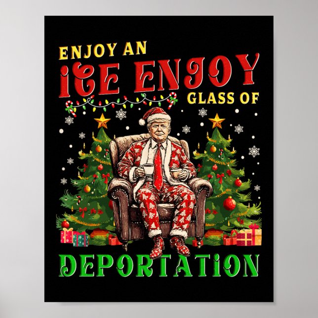 Affiche Glace Profitez D'Une Glace Froid Gl De Déportation (Devant)