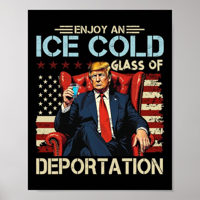 Affiche Glace Profitez D'Une Glace Froide Gl De Déportatio (Devant)