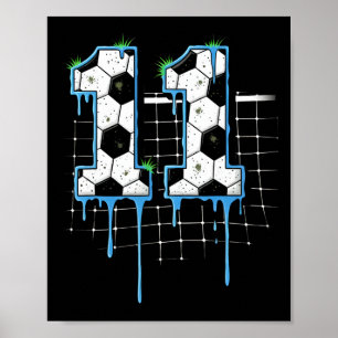 Affiche Glace qui coule pour 11 ans de football jeunesse 1
