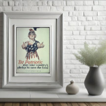 Affiche Glacée Soyez Patriote