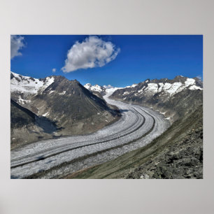 Affiche Glacier Aletsch