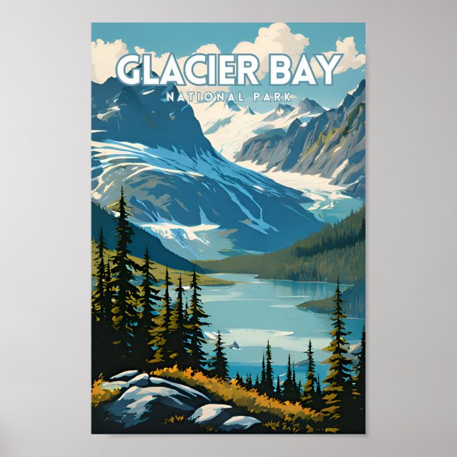 Affiche Glacier Bay National Park Travel PS (Devant)