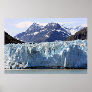 Affiche Glacier dans la copie de l'Alaska