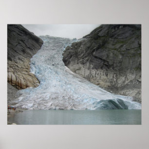 Affiche Glacier de Brikdalsbreen