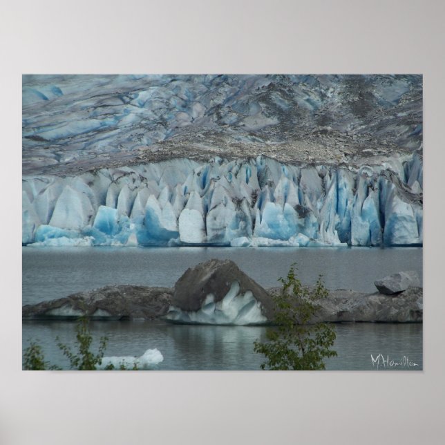 Affiche Glacier de l'Alaska (Devant)