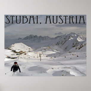 Affiche Glacier de Stubai