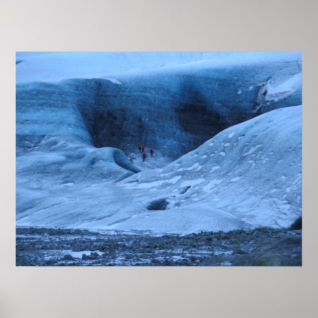 Affiche Glacier d'Islande (Devant)
