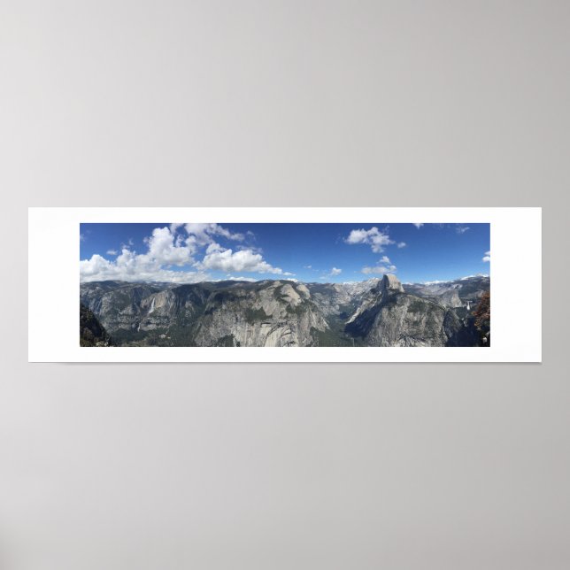 Affiche Glacier Point Horizon Panoramique Photographie cou (Devant)