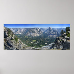 Affiche Glacier Point Panorama - Yosemite Valley
