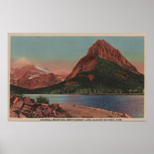 Affiche Glacier, TA - vue de Grinnell Mt. et Swiftcurren