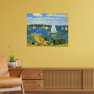 Affiche Glackens - Mahone Bay, art,
