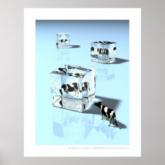 Affiche Glaçons - Icecubes