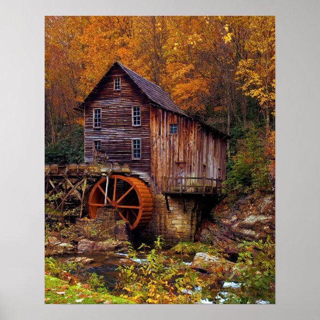 Affiche Glade Creek Grist Mill (Devant)