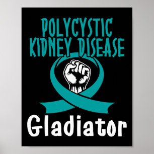 Affiche Gladiateur de maladie du rein Pckd