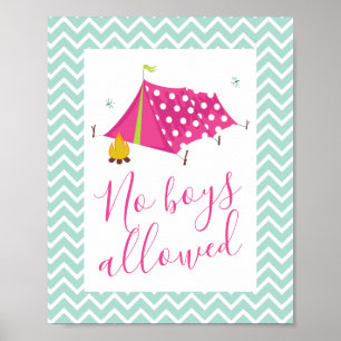 Affiche Glam Camp Spa Makeover Anniversaire