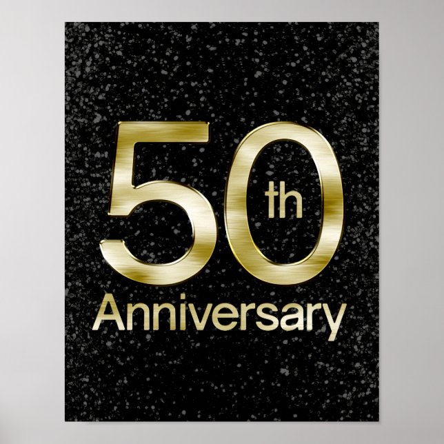 Affiche Glam Gold 50th Anniversary (Devant)