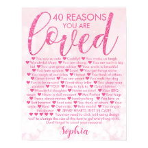 Glamour rose 40e anniversaire 40 raisons Pourquoi