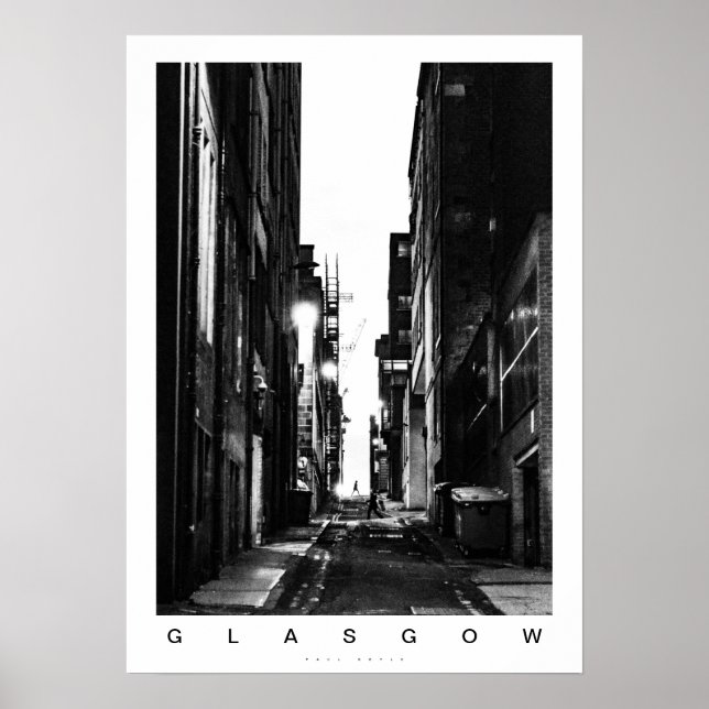 Affiche Glasgow Lane (Devant)