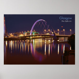 Affiche Glasgow - l'arc de Clyde