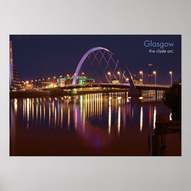 Affiche Glasgow - Le Clyde Arc (Devant)