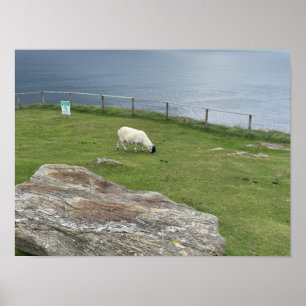Affiche Gleann Cholm Cille comté de Donegal Irlande Europe