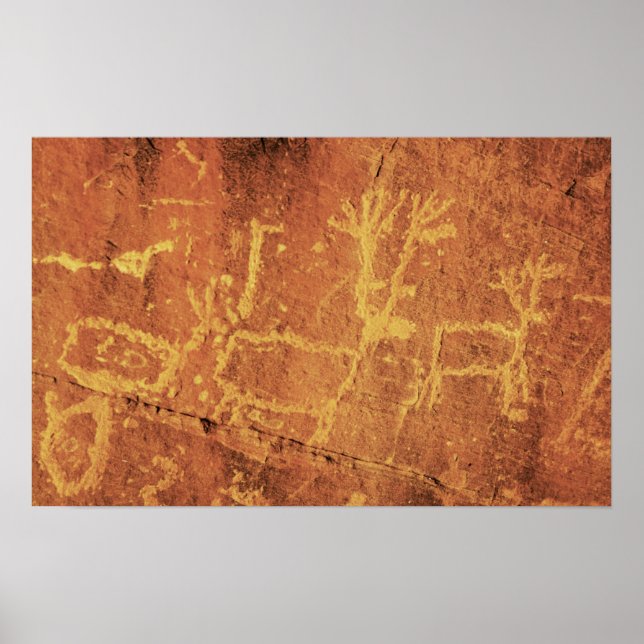 Affiche Glen Canyon National Recrereation Area, Utah, État (Devant)